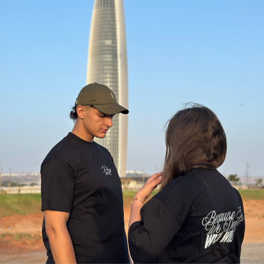 BECAUSE IF WE DON'T WHO WILL T-SHIRT - BLACK